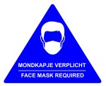 CRNA-MNDKP - mondkapje verplicht - ENGELS_UniekeStickers